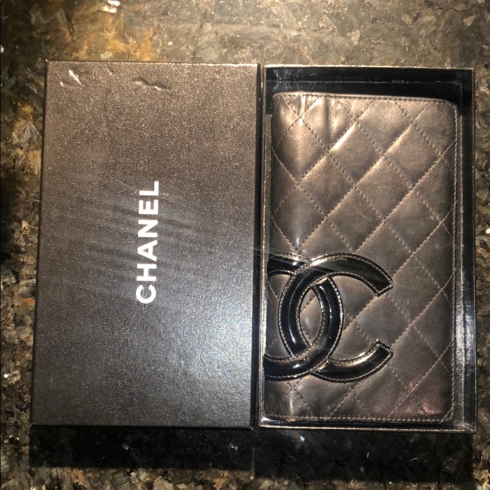 Authentic Chanel leather wallet